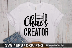 Chaos creator SVG - Teacher Design Product Image 1