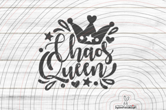 Chaos Queen cutting file SVG DXF Product Image 1