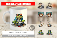 Mug Wrap Classroom Chaos Critters Product Image 1