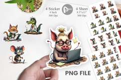 Classroom Chaos Critters Sticker Product Image 1