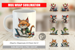 Mug Wrap Classroom Chaos Critters Product Image 1