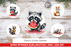 Chaotic Critter Summer Wind Spinner Product Image 1
