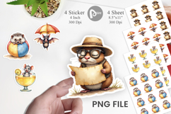 Chaotic Critter Summer Sticker Product Image 1