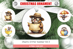 Chaotic Critter Summer Ornament Product Image 1