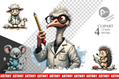 Doctor Chaos Critters Clipart Product Image 1