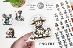 Doctor Chaos Critters Sticker Product Image 1