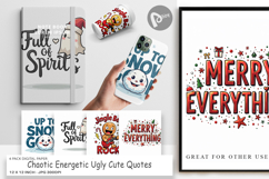 Chaotic Holiday Spirit Digital Paper Product Image 1