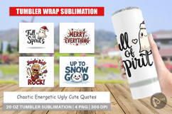 Chaotic Holiday Spirit Tumbler Product Image 1