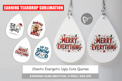 Chaotic Holiday Spirit Earring Product Image 1