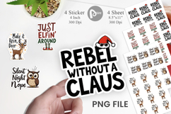 Chaotic Holiday Spirit Sticker Product Image 1