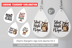 Chaotic Holiday Spirit Earring Product Image 1