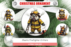 Ornament Firefighter Chaos Critters Product Image 1