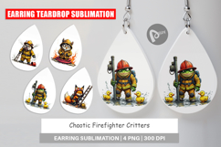 Earring Firefighter Chaos Critters Product Image 1