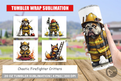 Tumbler Firefighter Chaos Critters Product Image 1