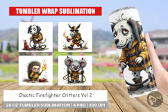 Tumbler Firefighter Chaos Critters Product Image 1