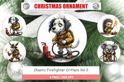 Ornament Firefighter Chaos Critters Product Image 1