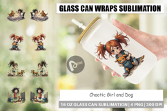 Glass Can Chaotic Girl Dog Product Image 1