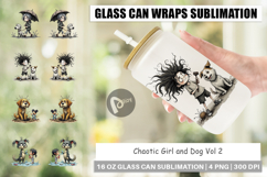 Glass Can Chaotic Girl Dog Product Image 1