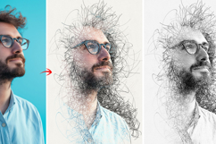 Editable Chaotic Lines Photo Effect Product Image 3