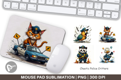 Mouse Pad Police Chaos Critters Product Image 1