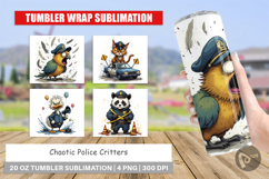 Tumbler Police Chaos Critters Product Image 1
