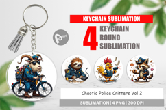 Keychain Police Chaos Critters Product Image 1