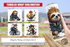 Tumbler Police Chaos Critters Product Image 1