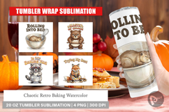Chaotic Retro Baking Tumbler Product Image 1