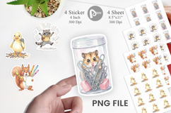 Chaotic School Animal Sticker Product Image 1