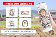Chaotic School Animal Tumbler Product Image 1