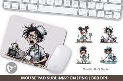 Mouse Pad Chaotic Nurse Product Image 1