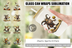 Glass Can Sports Chaos Critters Product Image 1