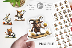 Sports Chaos Critters Sticker Product Image 1