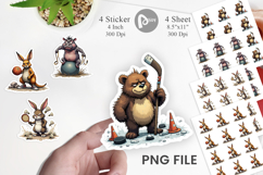 Sports Chaos Critters Sticker Product Image 1