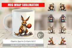 Mug Wrap Sports Chaos Critters Product Image 1