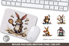 Mouse Pad Sports Chaos Critters Product Image 1