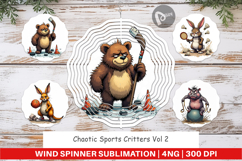 Wind Spinner Sports Chaos Critters Product Image 1