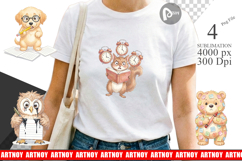Chaotic Study Animal Sublimation Product Image 1