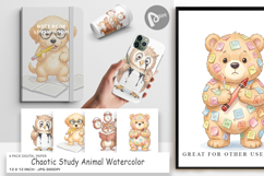 Chaotic Study Animal Digital Paper Product Image 1