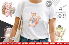 Chaotic Study Animal Sublimation Product Image 1