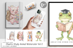 Chaotic Study Animal Digital Paper Product Image 1