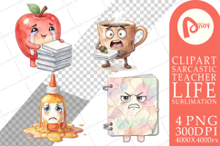 Chaotic Teacher Supply Sublimation Product Image 1