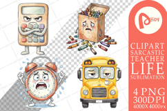 Chaotic Teacher Supply Sublimation Product Image 1