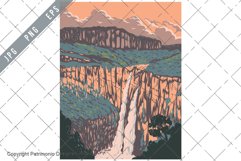 Salto Ii Waterfall Chapada Dos Veadeiros National Park WPA Product Image 1