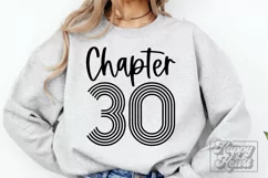 Chapter 30 SVG PNG - 30th Birthday - I Make 30 Look Good Product Image 1