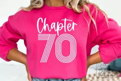 Chapter 70 SVG PNG - 70th Birthday SVG - Hello Seventy SVG Product Image 5