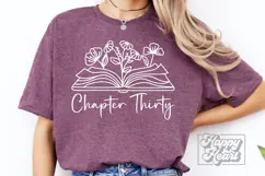 Chapter Thirty SVG - 30 Floral Flower 30th Birthday Girl PNG Product Image 4