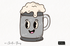 Retro St Patrick's Day Character Clipart | St Patrick PNG Product Image 1