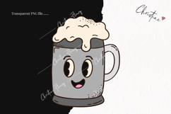 Retro St Patrick's Day Character Clipart | St Patrick PNG Product Image 2