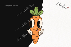 Retro Easter Character Clipart | Easter PNG Product Image 2